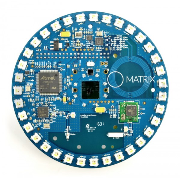 matrix creator send data from sensors to initial state