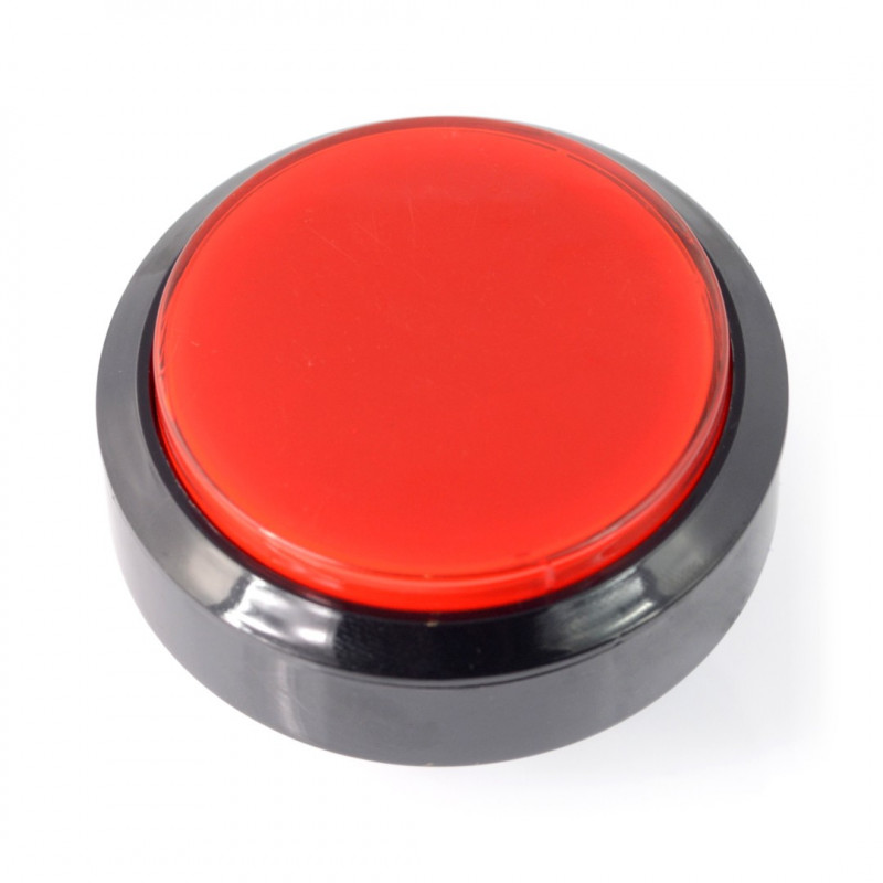 Push Button 6cm red flat Electronic components parts