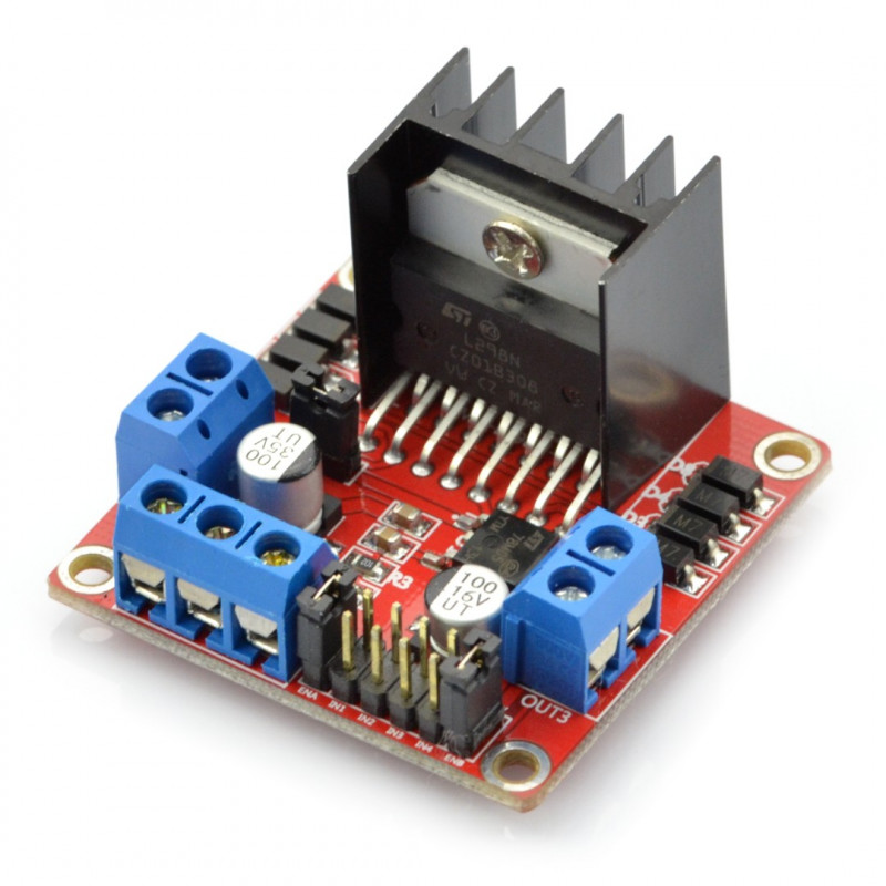 L298N - two-channel motor controller - 12V / 2A* - Electronic ...