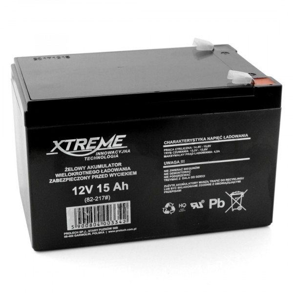 Аккумулятор 12v 15ah