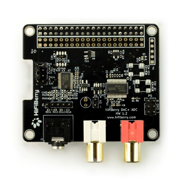 HiFiBerry DAC+ ADC - sound card for Raspberry Pi - Electronic ...