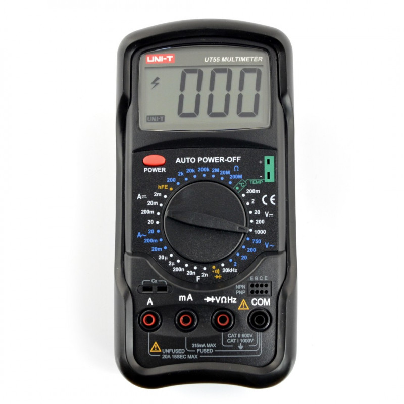 Universal multimeter UNI-T UT55* - Electronic components parts