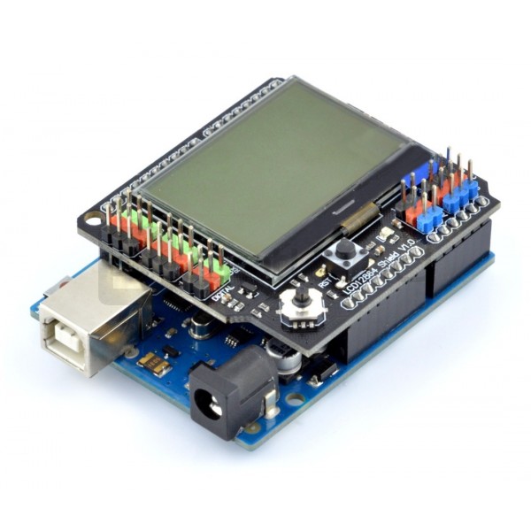 Dfrobot Lcd12864 Shield Dla Arduino Sklep Dla Robotyków 0475