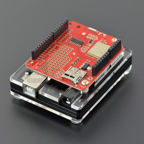 Obudowa Do Arduino Uno Czarno Przezroczysta Slim Sklep Dla Robotyków 3383