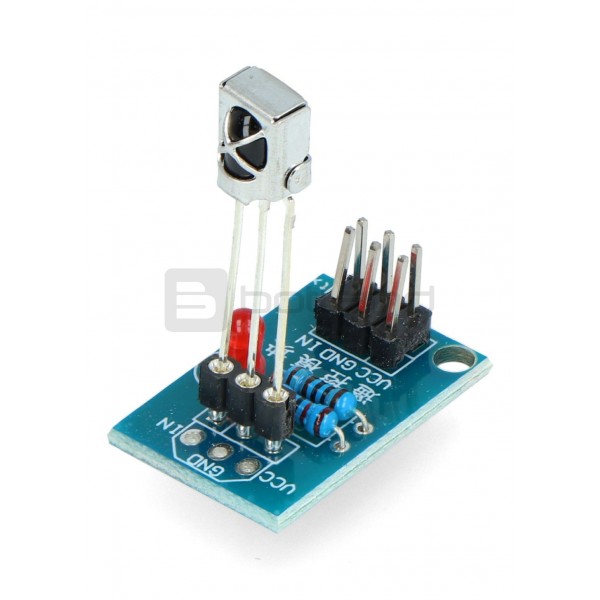 IR remote NEC 38kHz + 1838T infrared receiver + Electronic components