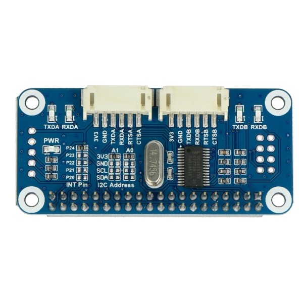 Waveshare Serial Expansion HAT - I2C, UART, GPIO - Electronic ...