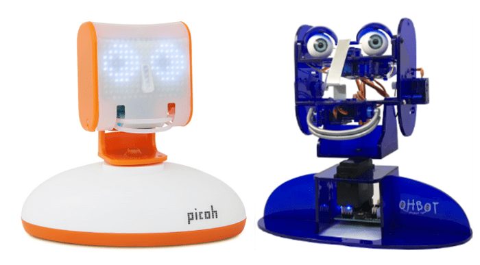 Roboty Picoh i Ohbot