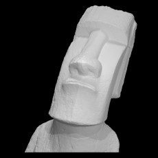 Głowa Moai w druku 3D