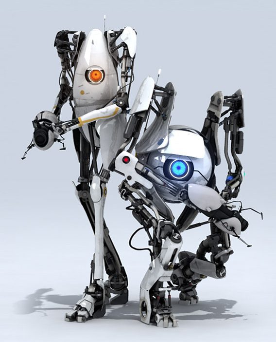 Roboty z gry Portal 2