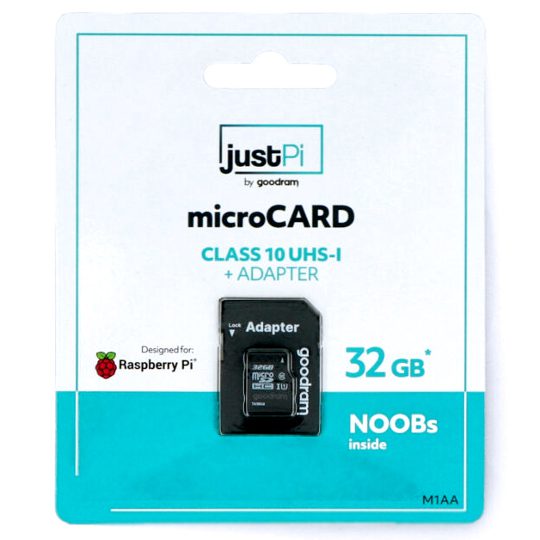 Karta pamięci justPi microCARD 32 GB do Raspberry Pi