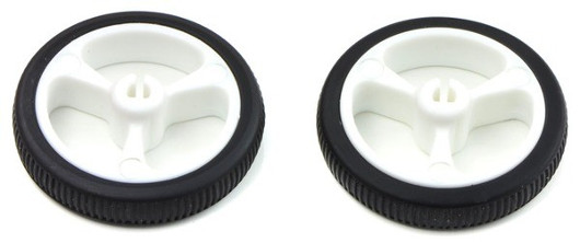 Koła 32x7 mm - białe - 2 szt. - Pololu 1088