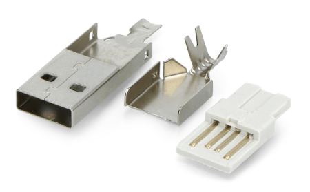 Wtyk USB typu A - na przewód