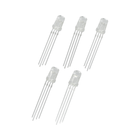 Dioda LED 5mm RGB wsp. katoda