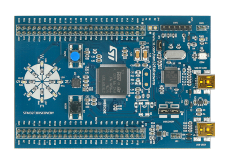 Moduł STM32F3 Discovery z czujnikiem IMU