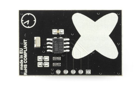 MSX RTC DS1307 I2C - widok z tyłu.