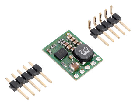 Pololu D24V10F6 - przetwornica step-down - 6 V, 1 A