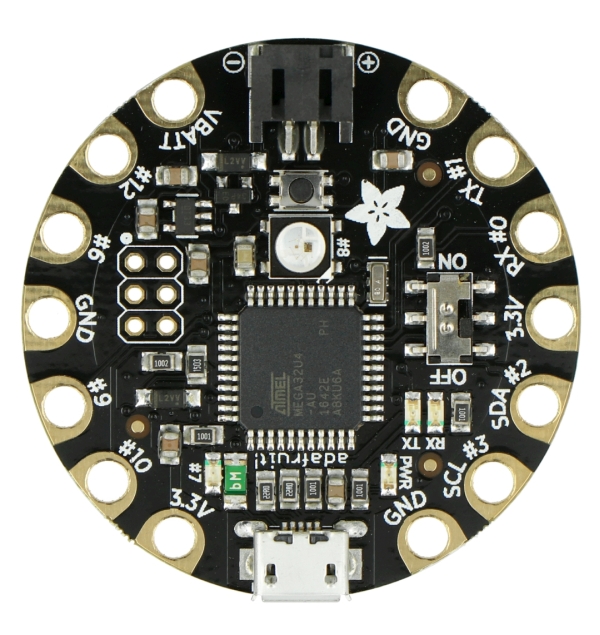 Adafruit FLORA - kontroler inteligentnych ubrań - kompatybilny z Arduino