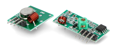Moduł radiowy nadajnik FS100A + odbiornik 433 MHz