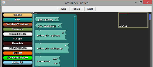 Ardublock Kit - zestaw do graficznego programowania dla Arduino