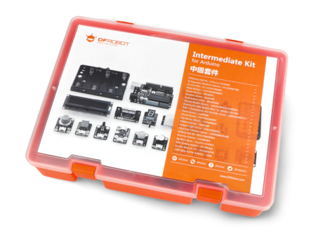 DFRobot Intermediate Kit - zestaw dla średniozaawansowanych użytkowników Arduino v2.0