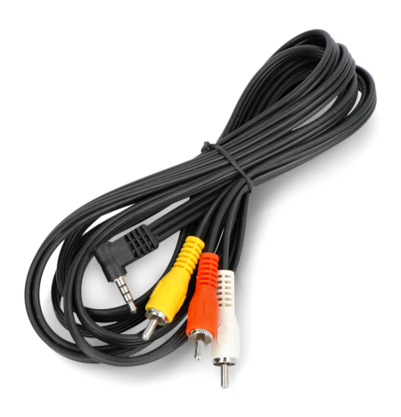 Przewód Jack 3,5 mm do Raspberry Pi 2,5 m