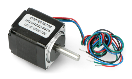 Silnik krokowy JK28HS32-0674 200 kroków/obr 3,8V / 0,67A / 0,06Nm