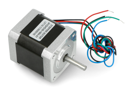 Silnik krokowy JK42HS48-1684 200 kroków/obr 2,8V / 1,68A / 0,43Nm