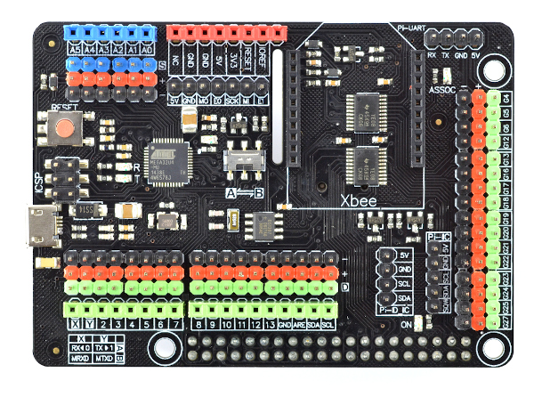 Arduino Expansion Shield do Raspberry Pi 3B/2B/B+
