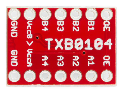 Konwerter poziomów logicznych TXB0104 dwukierunkowy, 4-kanałowy - SparkFun
