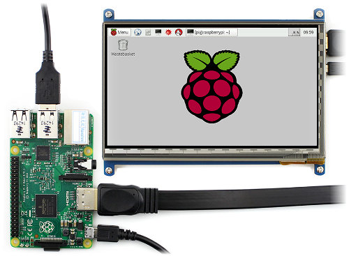 Przykład podłączenia ekranu z Raspberry Pi