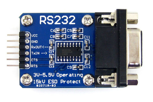 Konwerter RS232 - UART ze złączem DB9 - SP3232 3,3V/5V