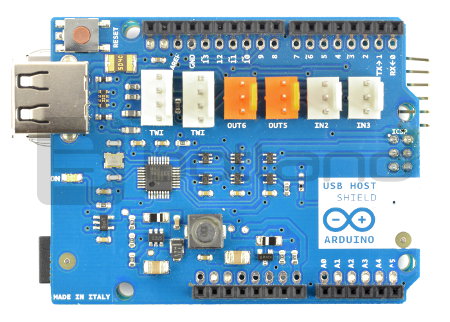 Arduino USB Host Shield Arduino USB Host Shield - sterownik USB nakładka dla Arduino