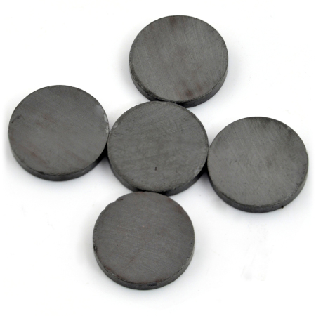 Magnes ferrytowy walcowy - 20 x 3 mm - 5 szt