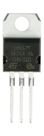 Stabilizator LM317T 1,2-37 V - THT TO220