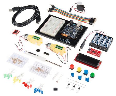 Sprawdź zestaw SparkFun Inventor's Kit dla Genuino 101 + płytka główna