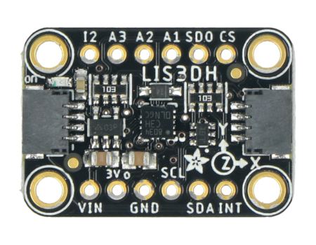 LIS3DH 3-osiowy akcelerometr cyfrowy I2C / SPI - STEMMA QT - Adafruit 2809