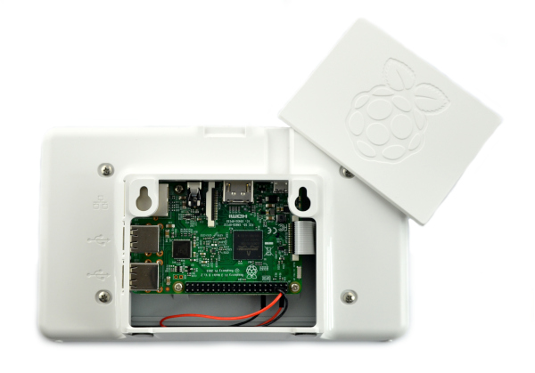 Obudowa do ekranu Raspberry Pi - biała