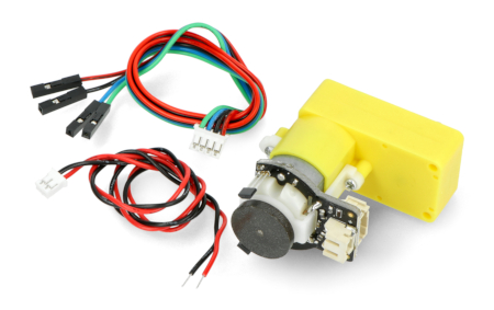 Silnik kątowy z przekładnią SJ02 120:1 6V 160RPM + enkoder 