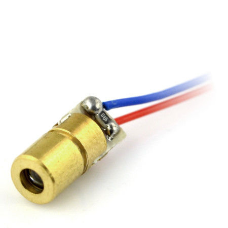 Dioda laserowa 5mW czerwona 650nm 5V