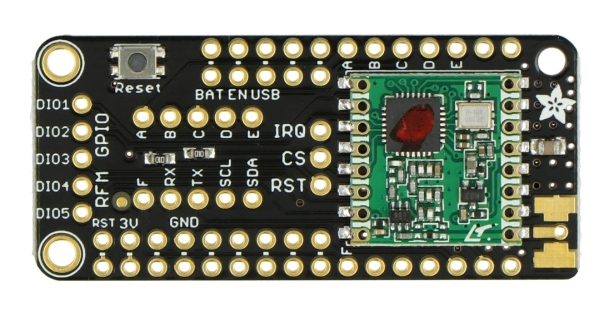 FeatherWing moduł radiowy LoRa RFM69 433MHz - nakładka dla Feather - Adafruit 3230