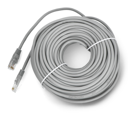 Patchcord szary 5e 15m