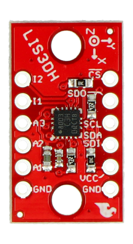SparkFun LIS3DH - 3-osiowy akcelerometr IMU 3DoF I2C/SP