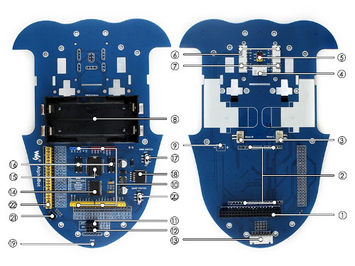 Motor Control Shield - sterownik silników schemat Motor Control Shield - sterownik silników schemat