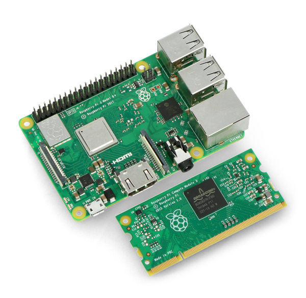 Raspberry Pi 3 model B Raspberry Pi CM3 - Compute Module 3 Lite - 1.2GHz, 1GB RAM
