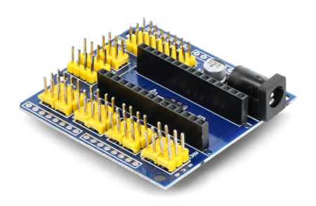 Przedmiotem sprzedaży jest nakładka oraz płytka stykowa. Arduino Nano należy zakupić osobno
