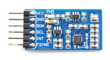 IMU 10DoF - MPU9255 + BMP280 - 3-osiowy akcelerometr, żyroskop i magnetometr oraz barometr