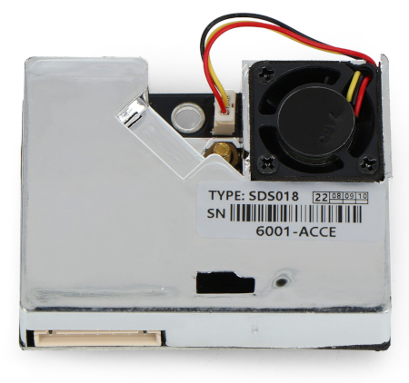 Laserowy czujnik pyłu/czystości powietrza PM2.5 i PM10 SDS018 - 5V UART/PWM