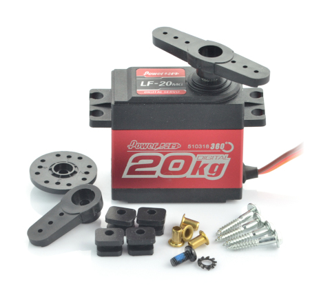 Serwo PowerHD LF-20MG-360 standard - praca ciągła 360 stopni