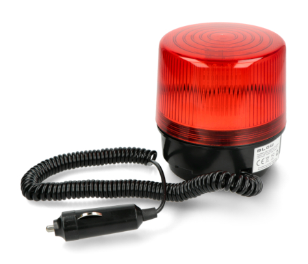 Lampa sygnalizacyjna czerwona na magnes