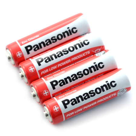 Bateria AA (R6 LR6) Panasonic Red - 4szt.